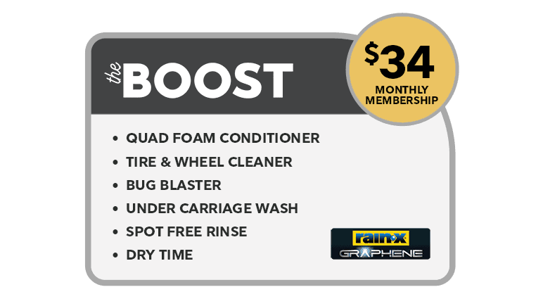 Boost Tunnel Wash Membership